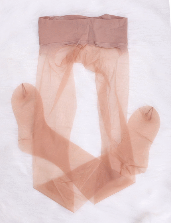 Ultra-thin seamless shiny skin transparent pantyhose