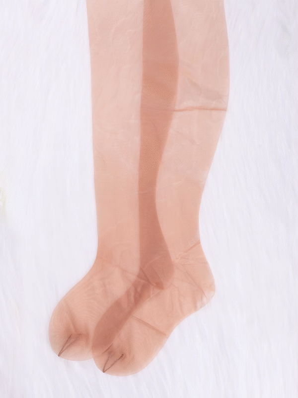 Ultra-thin seamless shiny skin transparent pantyhose