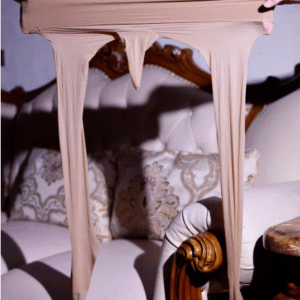 Deep-rise seamless ultra-sheer transparent pantyhose