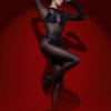 Glossy Silky Smooth Erotic Full-Body Bodystocking