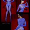 Glossy Silky Smooth Erotic Full-Body Bodystocking