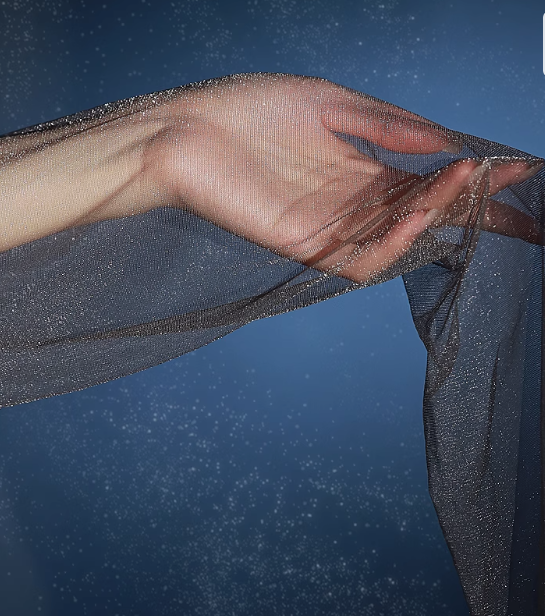 Pearlescent Glossy Ultra-sheer 1D Anti-snag Starry Sky Pantyhose