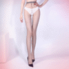 Ultra-thin One-seam Glossy High-Density Silky Pantyhose