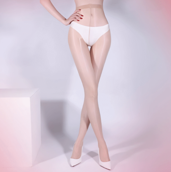 Ultra-thin One-seam Glossy High-Density Silky Pantyhose