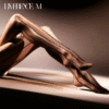 061-2 Ultra-Sheer Glossy Seamless Pantyhose with Wave Jacquard & Aurora Shine