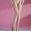 Ultra-Sheer Velvet Seamless Invisible Pantyhose with Slim Waistband