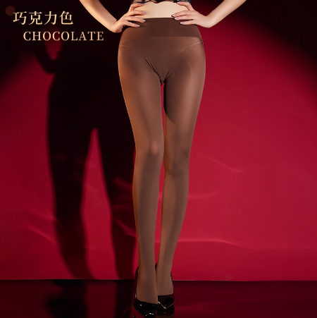 077-2 120D Velvet Deep Crotch Seamless Pantyhose for Autumn & Winter