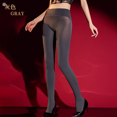 077-3 120D Velvet Deep Crotch Seamless Pantyhose for Autumn & Winter