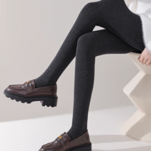 Slimming No-Slip Fleece-Lined Tights for Fall & Winter