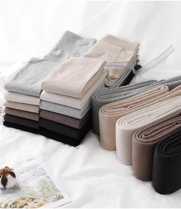 Slimming No-Slip Fleece-Lined Tights for Fall & Winter